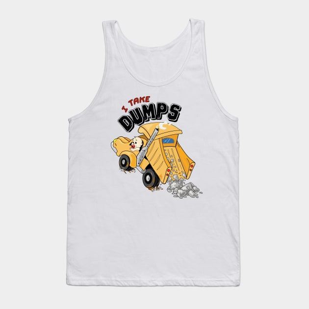 I take dumps, potty training Tank Top by Overcast Studio